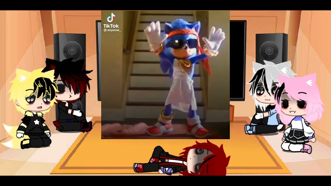 sonic characters react
