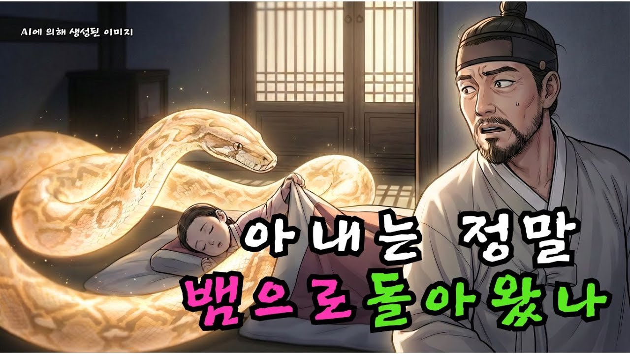 죽은 아내가 비단구렁이로 환생, 밤마다 남편과 아이의 이불을 덮어주다 | 야담 | 민담 | 야담 | 민담  |  조선시대