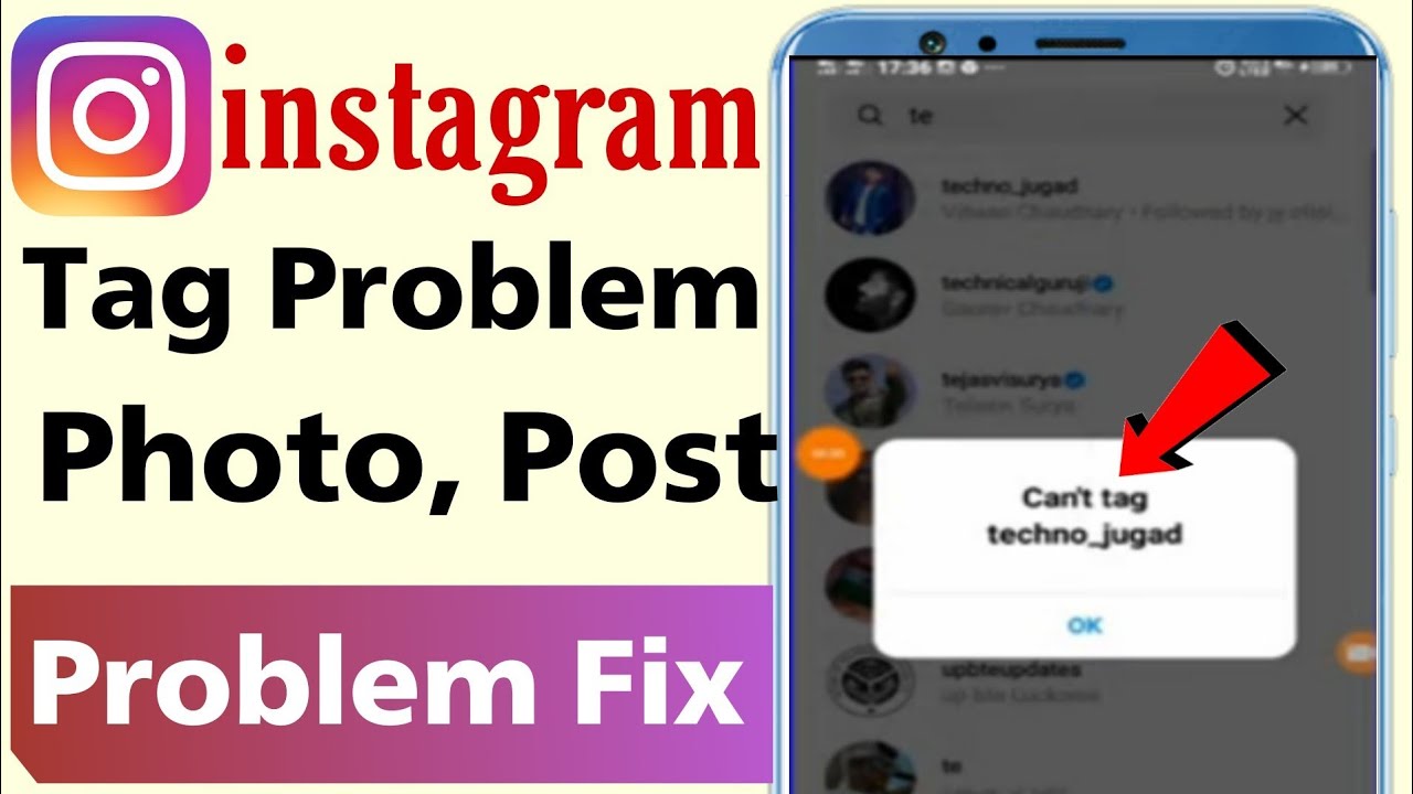 how to fix Instagram can't tag problem fix | Instagram tag problem solution | tag nahi ho raha insta