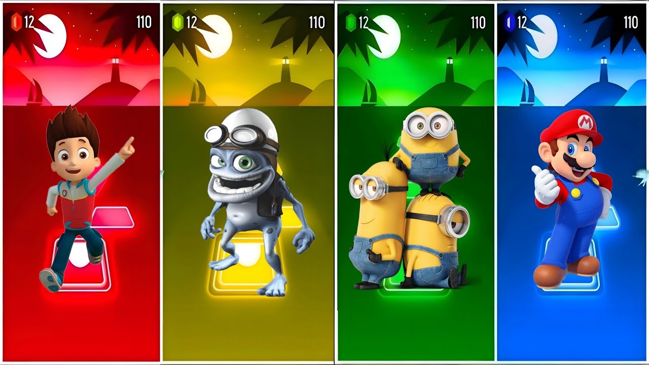paw patrol 🆚 crazy frog 🆚 minions 🆚 super mario#13