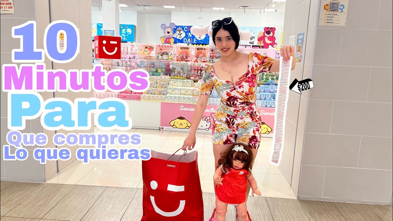 COMPRO TODO LO QUE MI REBORN TODDLER BELET TOCA EN UNA JUGUETER&Iacute;A KAWAII / 10 MINUTOS PARA COMPRAR