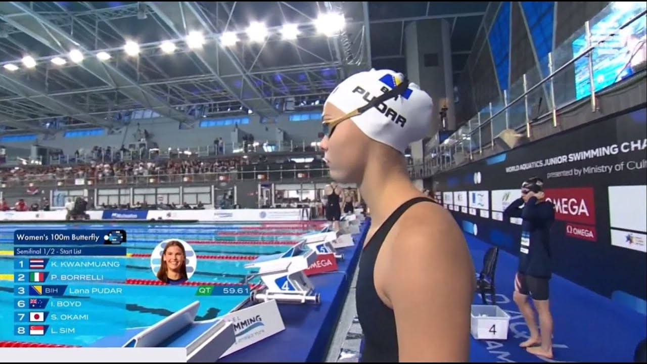 Lana Pudar 100m delfin polufinale