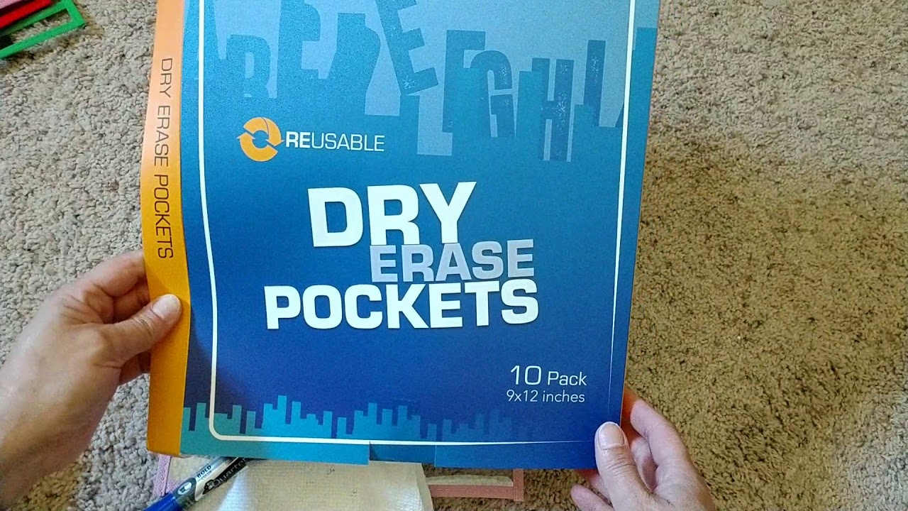Hush Pockets Dry Erase Pockets