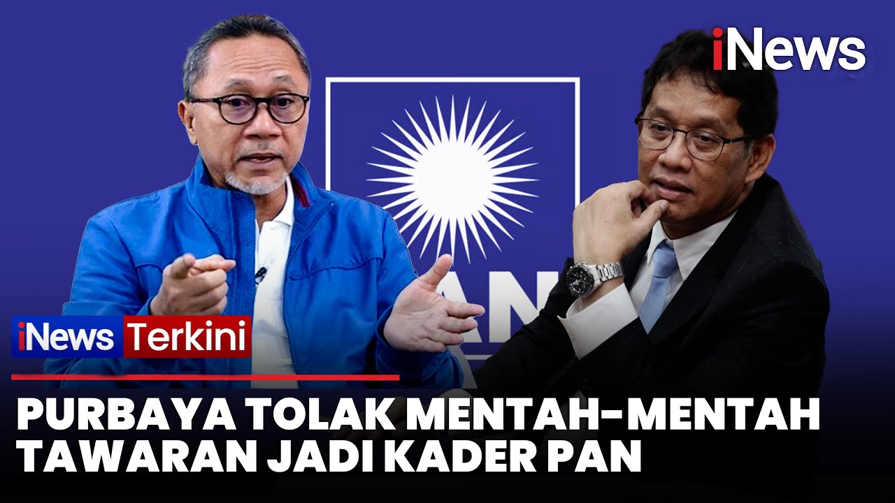 Dilirik PAN Jadi Kader, Purbaya Tegas: Saya Gak Tertarik Terjun Politik | iNews Terkini