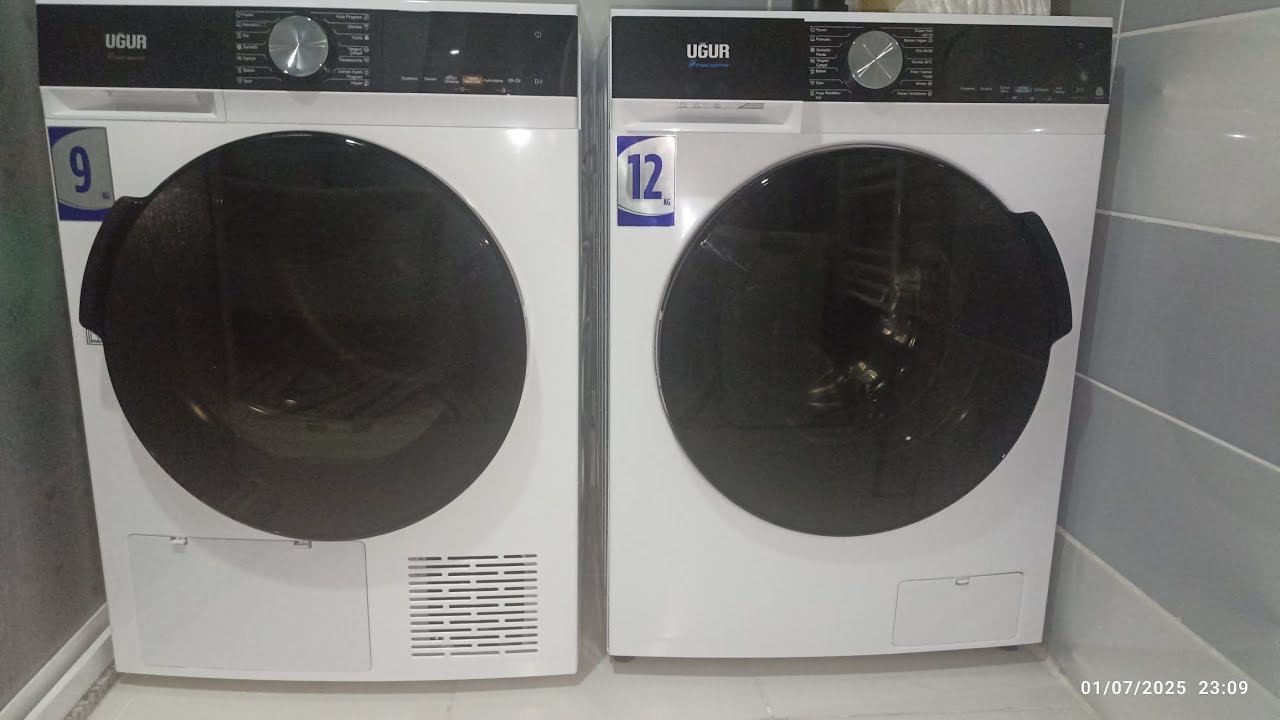 Uğur 12 kg çamaşır makinesi ile Uğur 9 kg kurutma makinesini inceledik!