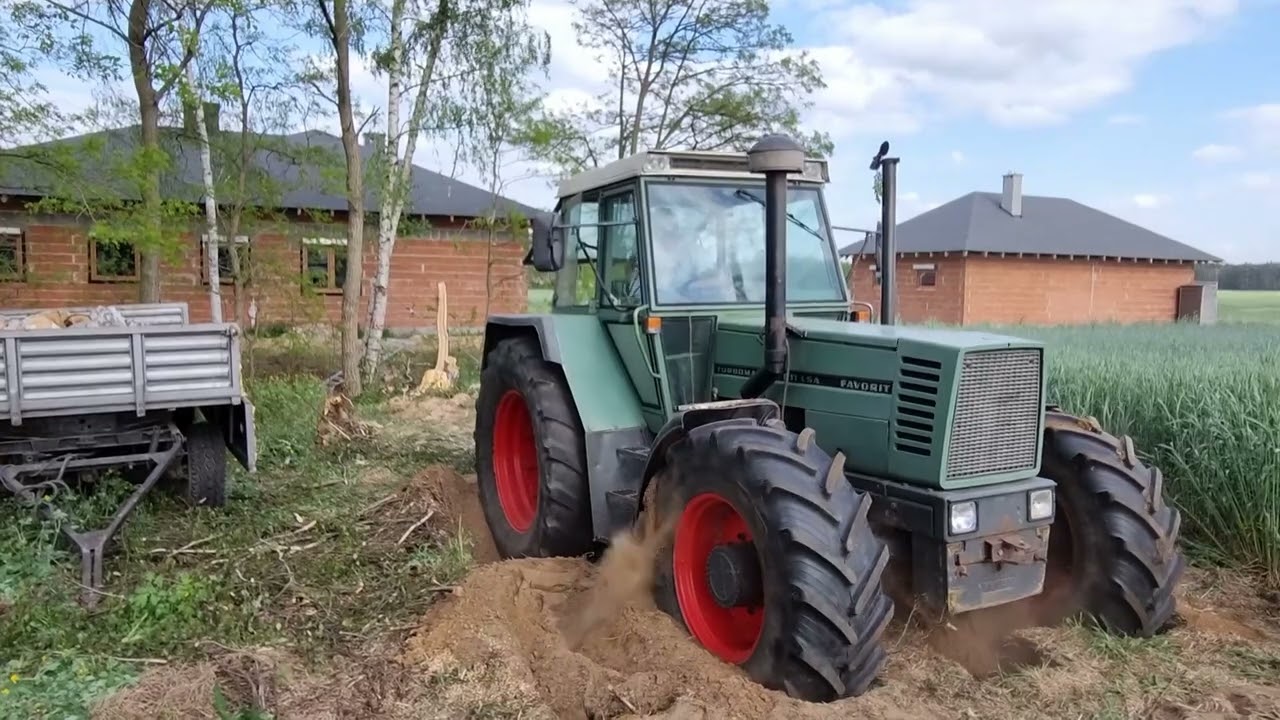 GRChocaj - Oporowe wyrywanie Brzóz  || Fendt Favorit 611 LSA ||