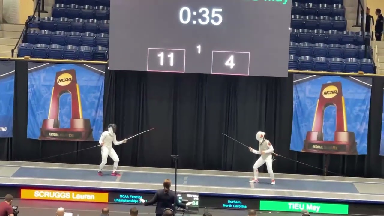 Duke NCAAs 2023 WF - GOLD - Lauren Scruggs HARV v May Tieu PRIN