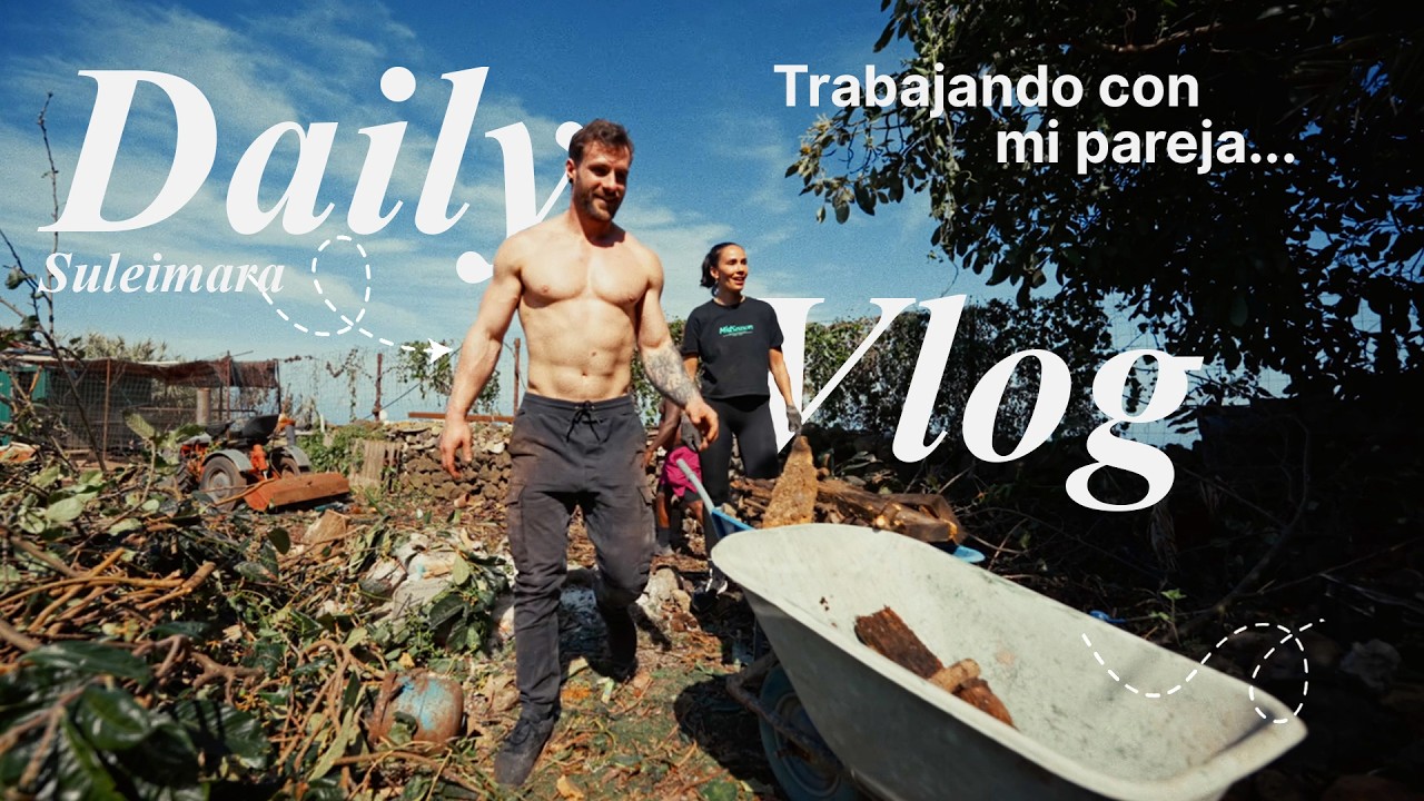 Entrenando y trabajando con mi novio | Vlog en pareja + desayuno con la familia ☕