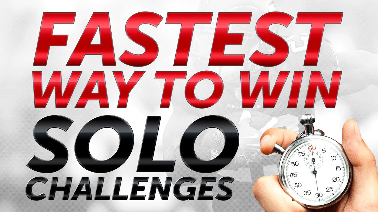 Madden 15 Ultimate Team | FASTEST WAY TO WIN SOLO CHALLENGES and Earn Coins FAST in MUT 15