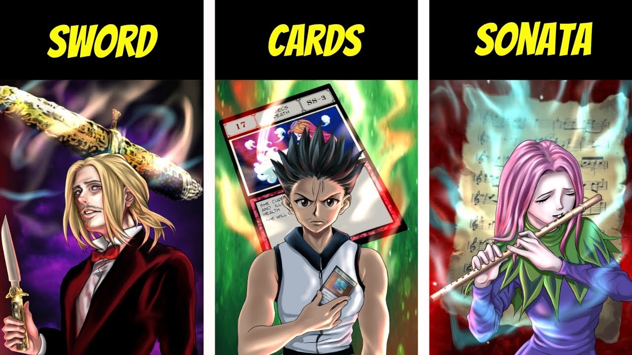 Top 10 NEN WEAPONS at NEN OBJECTS ng Hunter X Hunter! Sonata of Darkness, Greed Island Cards....