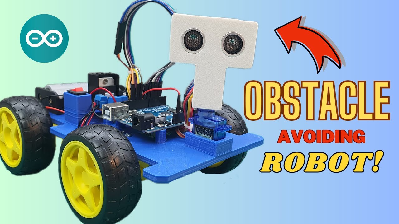 Робот, обходящий препятствия на базе Arduino | Простой проект своими руками