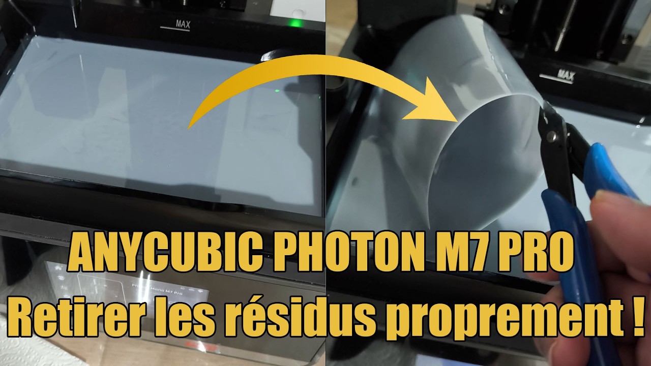 [TUTO] Comment virer les résidus au fond du bac à résine sur la M7 PRO ?