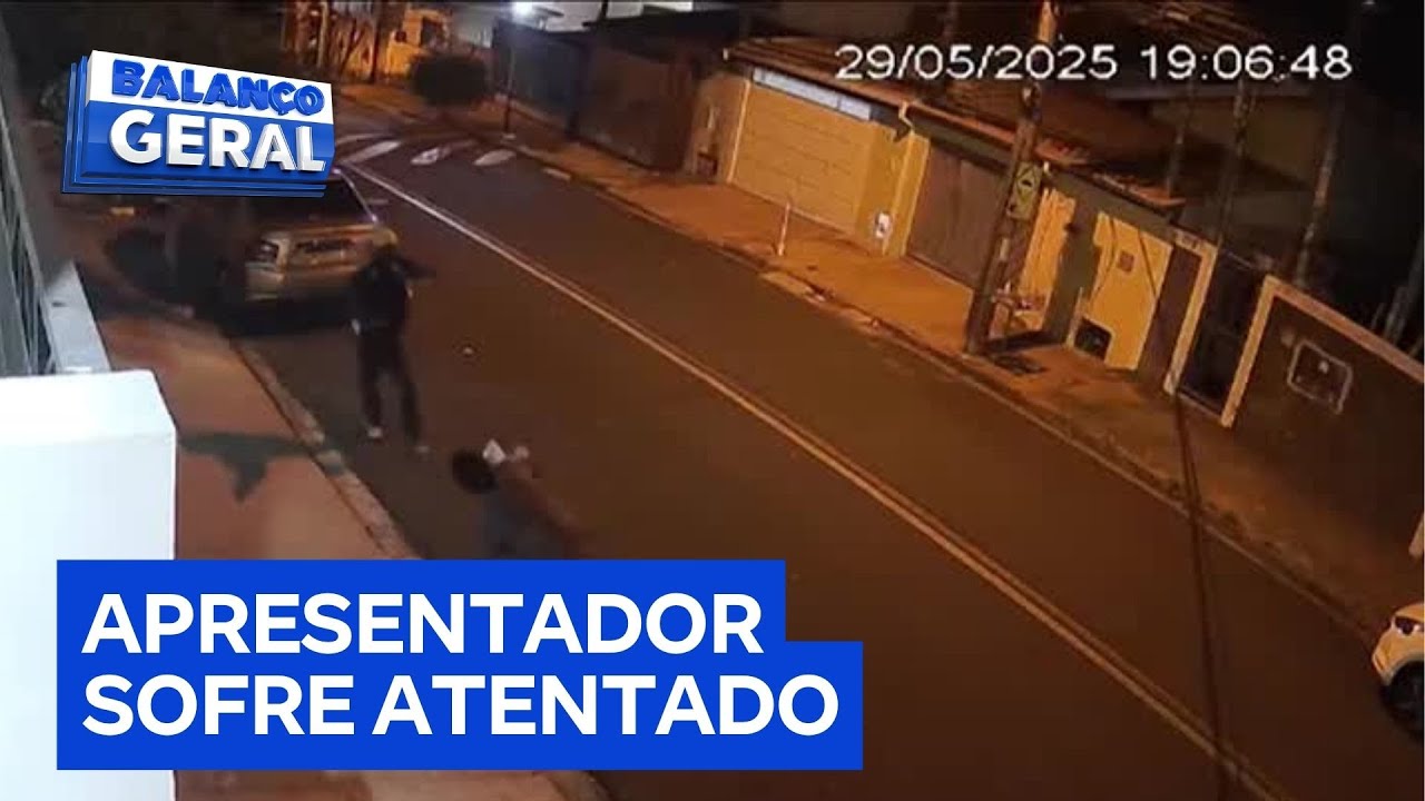 Apresentador de TV de Limeira (SP) sofre atentado por homem armado ao sair do trabalho
