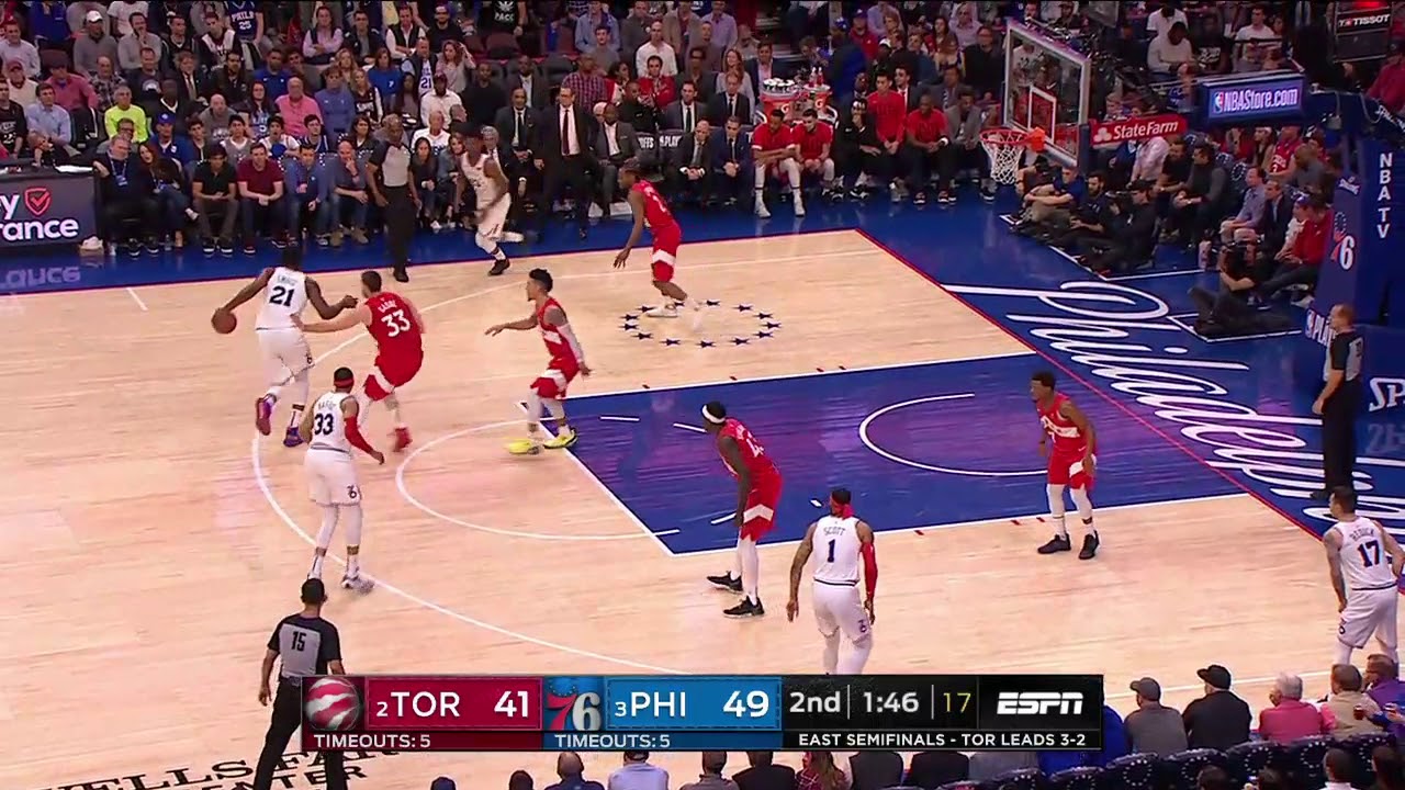 Mike Scott All Plays 05/09/19 Toronto Raptors vs Philadelphia 76ers Game 6 Highlights