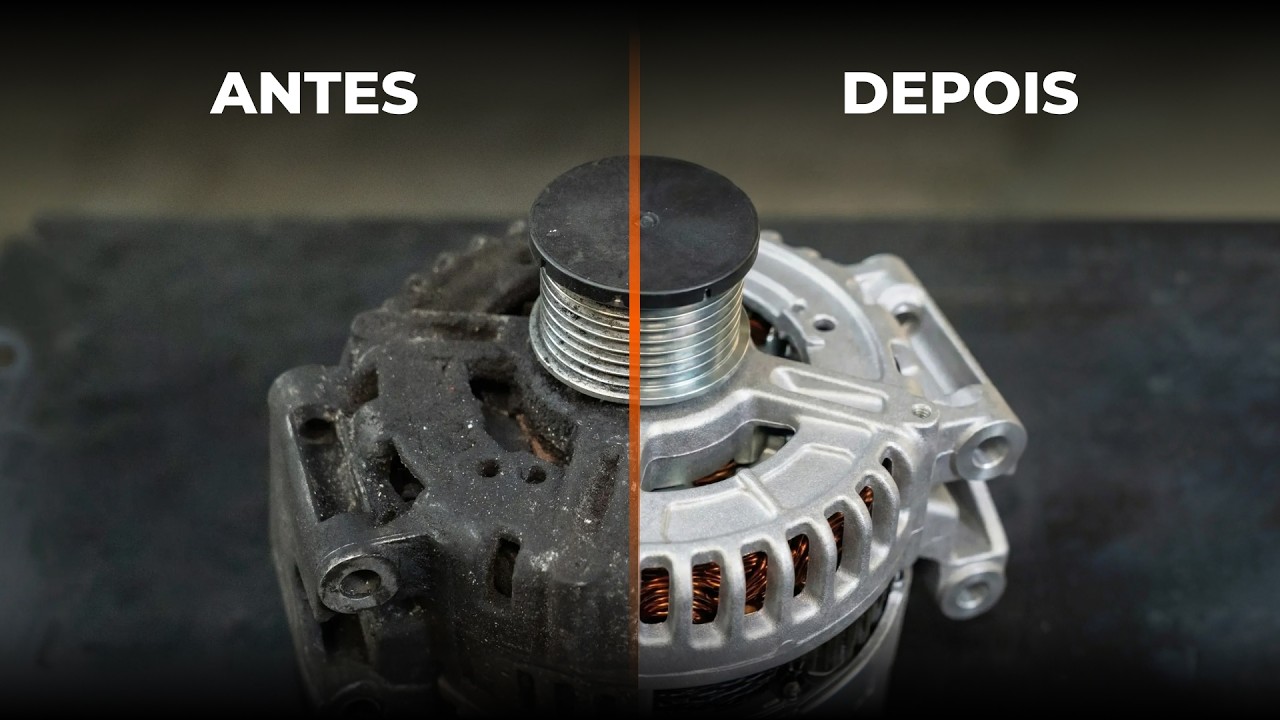 Restauro por conta própria do alternador da Mercedes-Benz