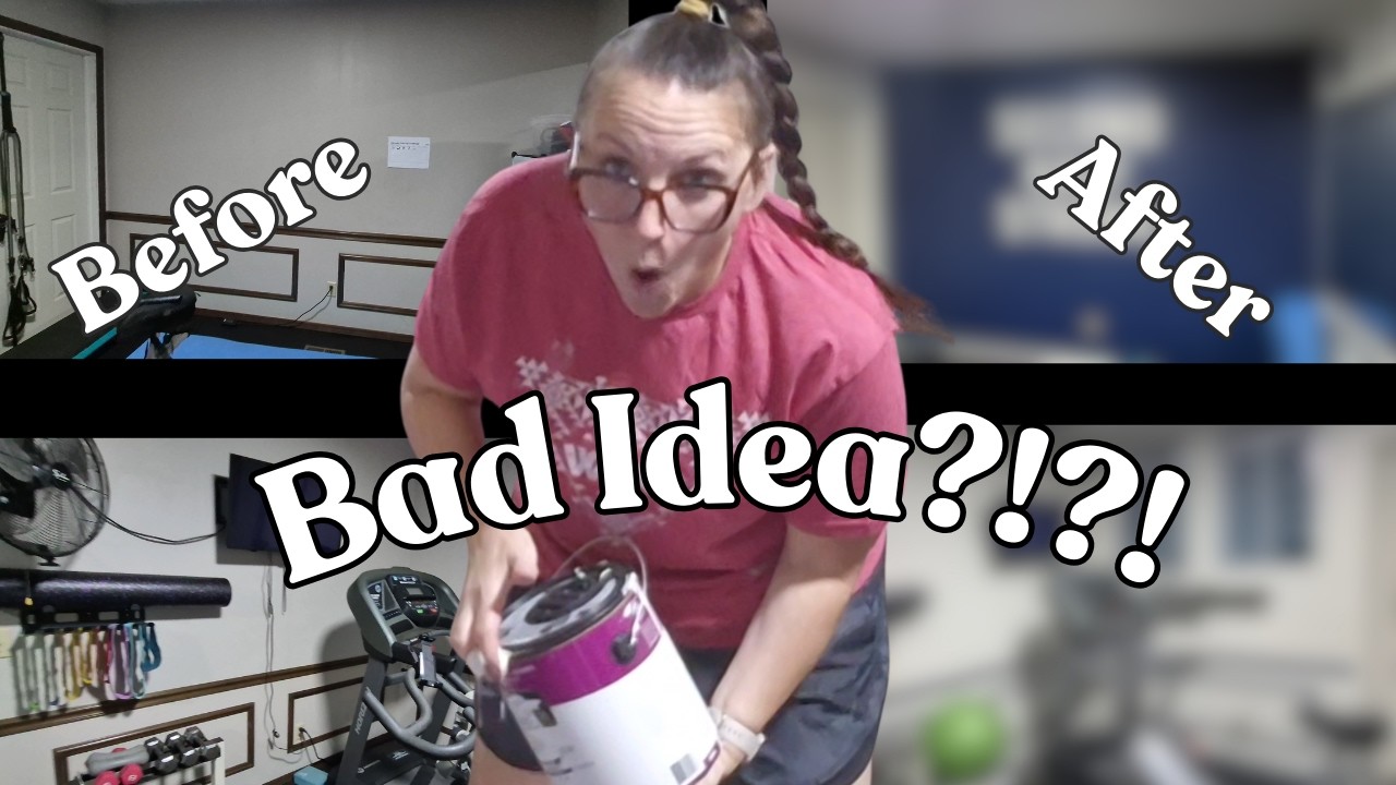 This Workout Room Makeover Did NOT Go As Planned