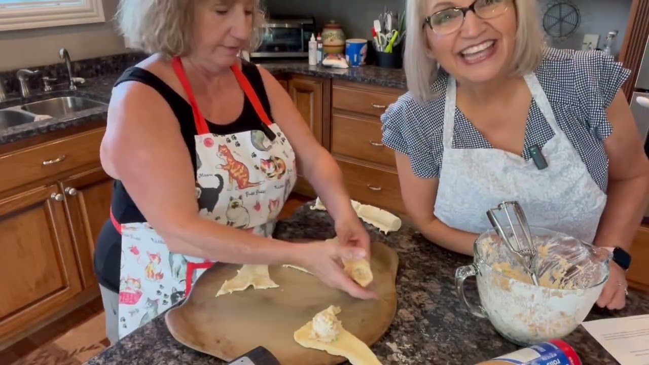 Cheesy Chicken Crescent Rolls