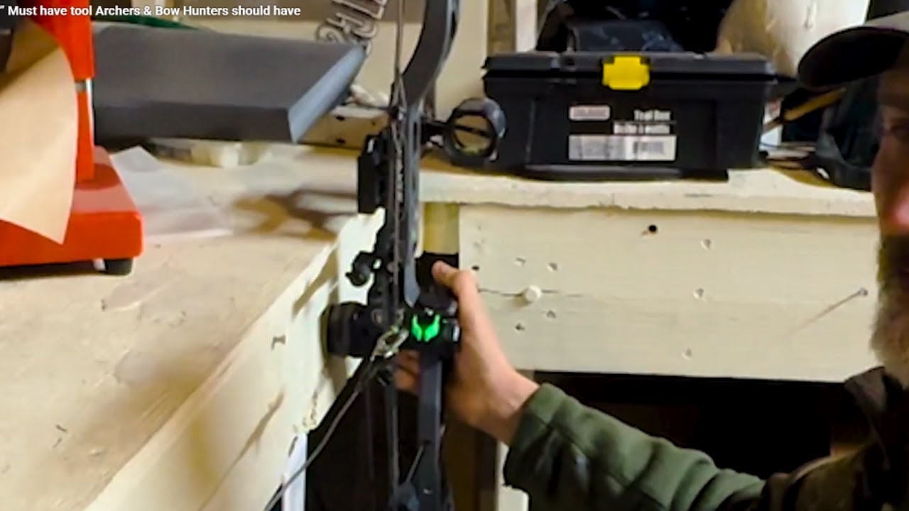 CHEAP DIY Compound Bow Draw Board” Must have tool Archers & Bow Hunters should have