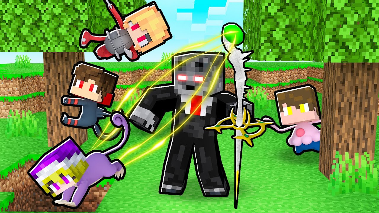 PRIMEIRO ESCONDE-ESCONDE de POKEMON com 5 PLAYERS no MINECRAFT