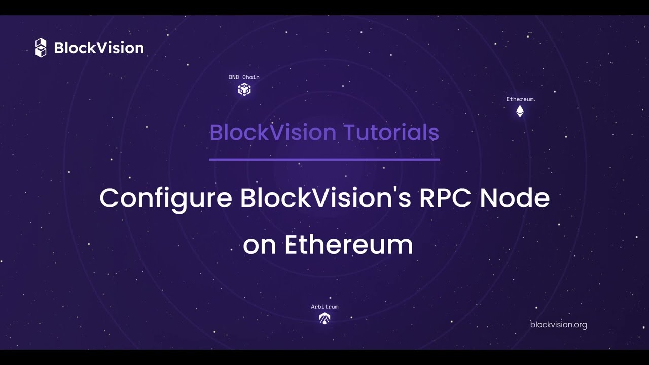 Configure BlockVision's RPC Node on Ethereum