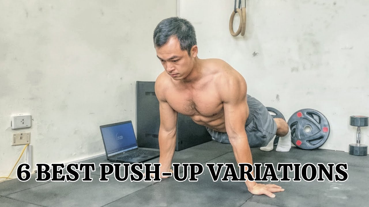 🧩 6 BEST PUSH UP VARIATIONS&ndash;Home Chest Workout