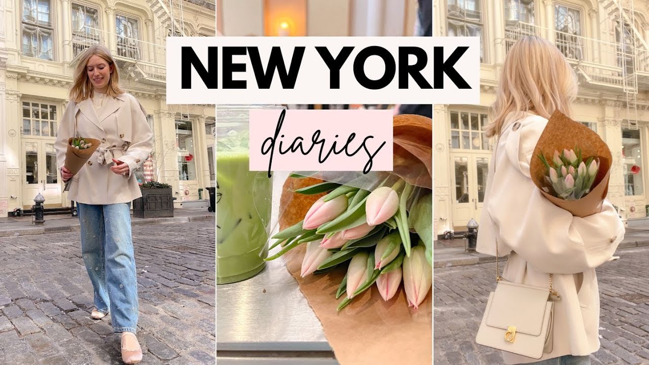NEW YORK Vlog: My life in the city! Cafes, photoshoot, dinners out, new fashion finds, girl talk
