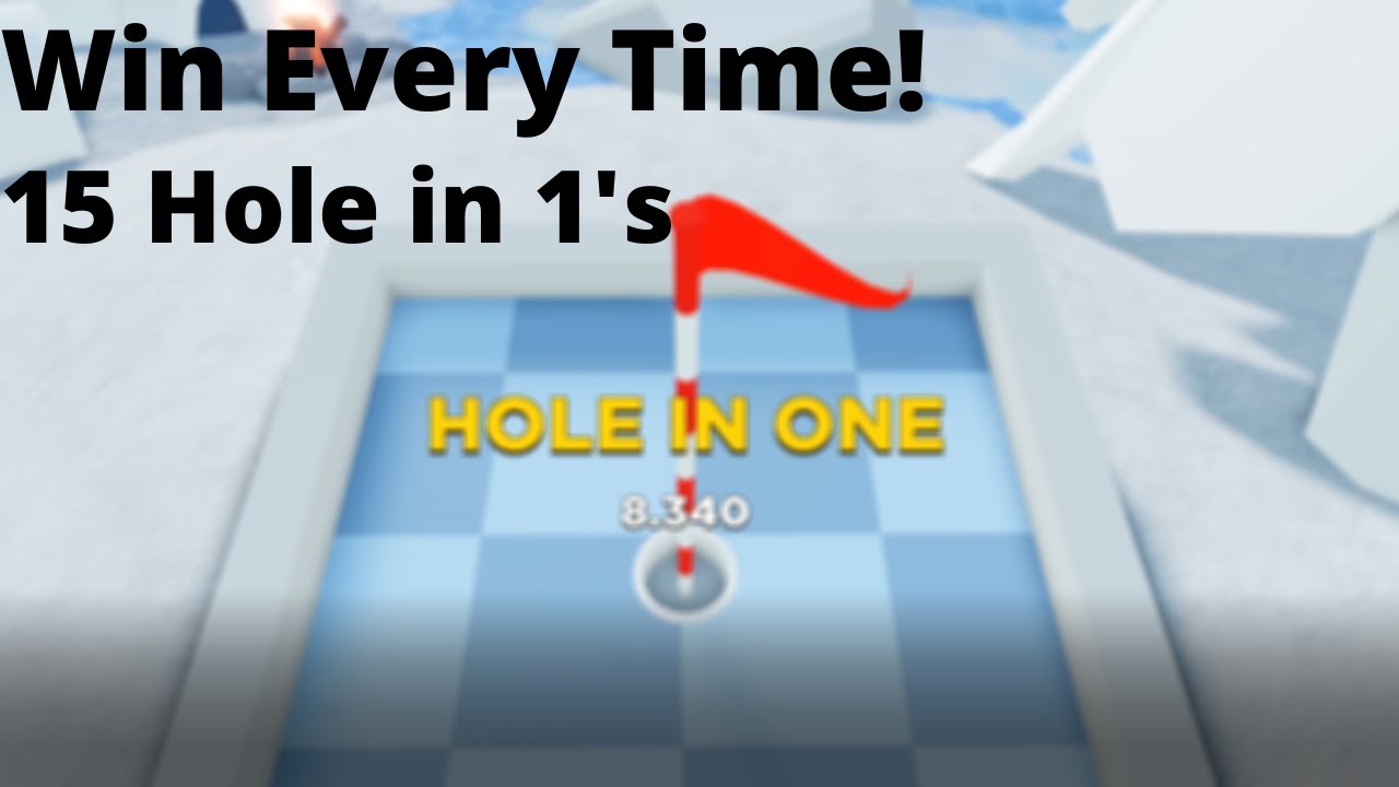 How to Win Arctic Every Time (15 hole in 1's) | Roblox Super Golf