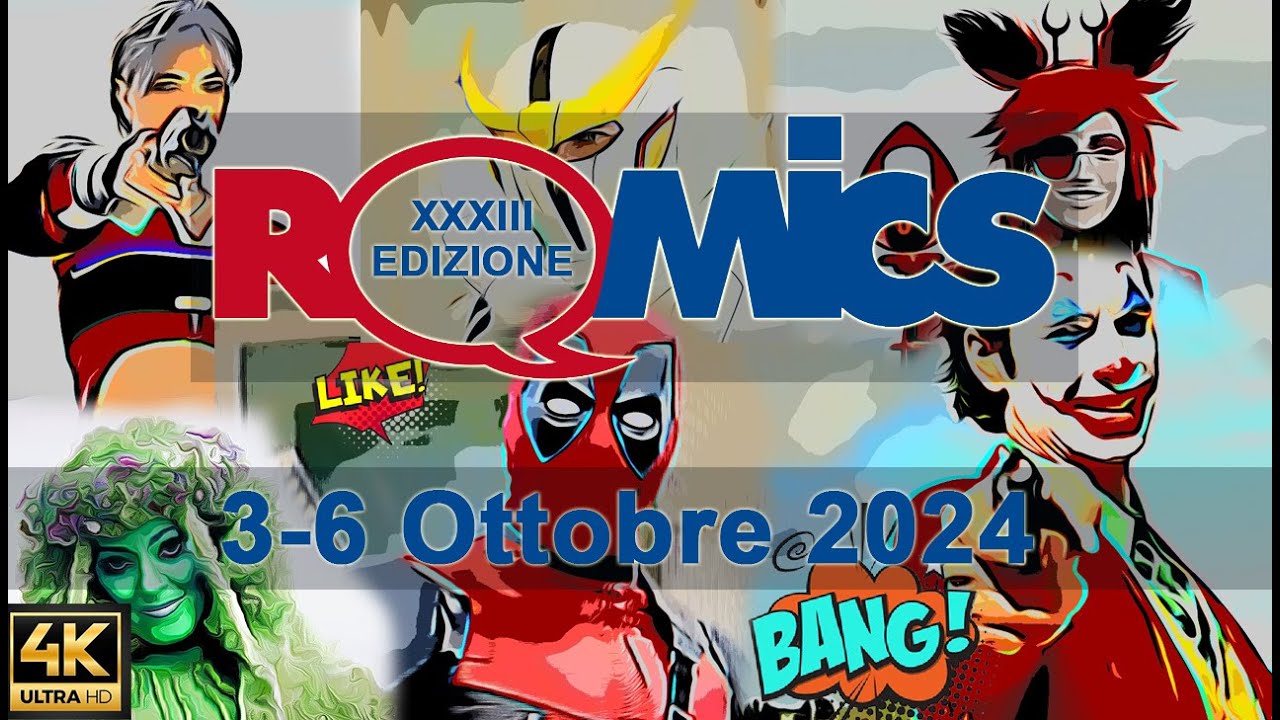 Romics 3 al 6 ottobre 2024, Fiera Roma. Cosplay