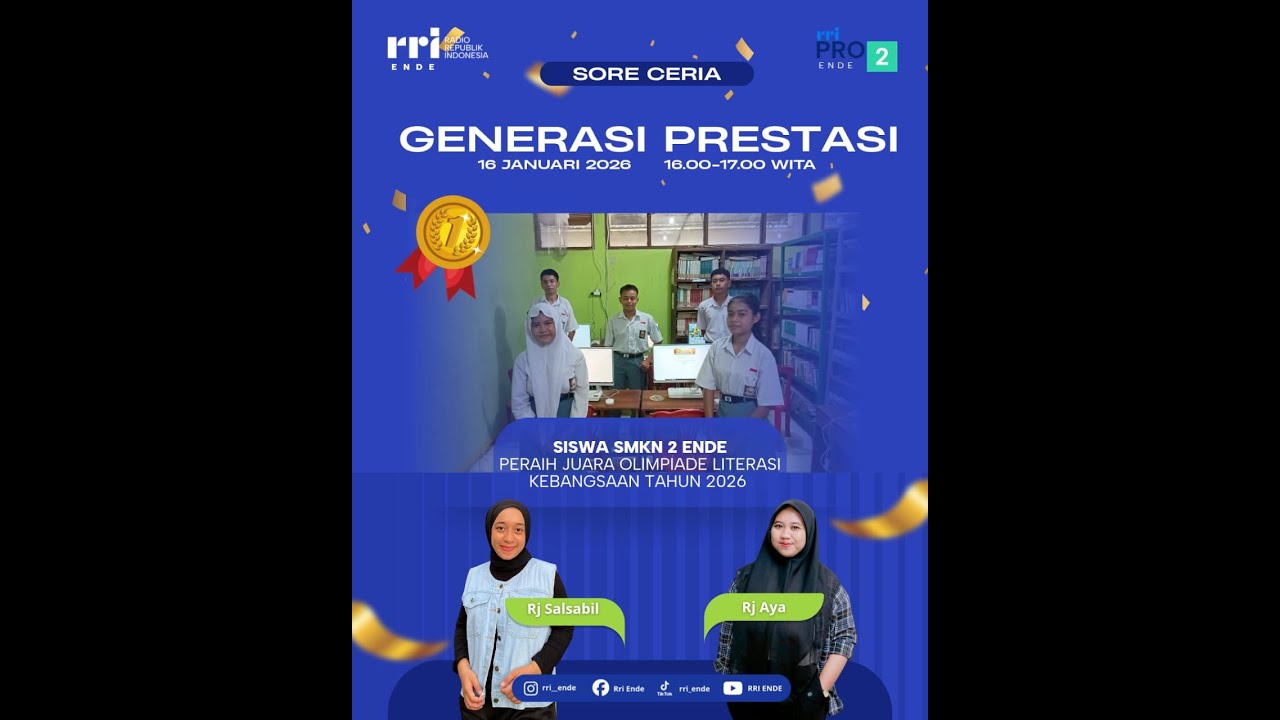SORE CERIA - Generasi Prestasi "Peraih Juara Olimpiade Literasi Kebangsaan 2026"