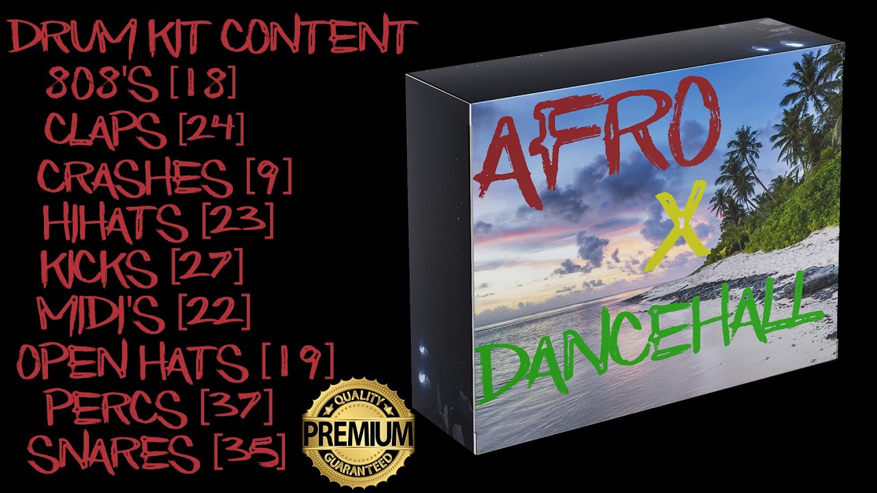 Afrobeat x Dancehall Drum Kit Download 2021 | Midi