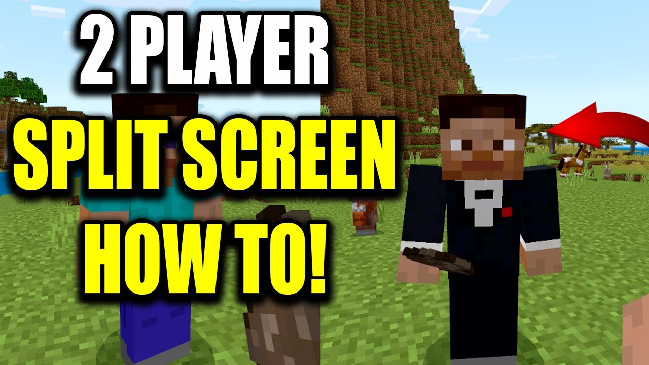 How to Play 2 Player Co-op in Minecraft on PS5 (Split screen)