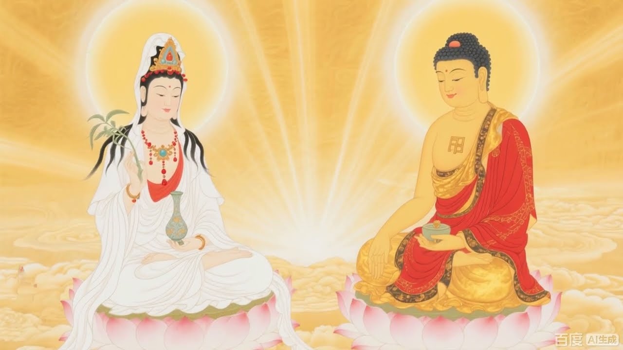 【观世音菩萨】前世太子立大愿，为什么念她名号就能得无量福报？#观世音菩萨 #大悲心 #念佛往生 #极乐世界 #净土宗 #菩萨应化