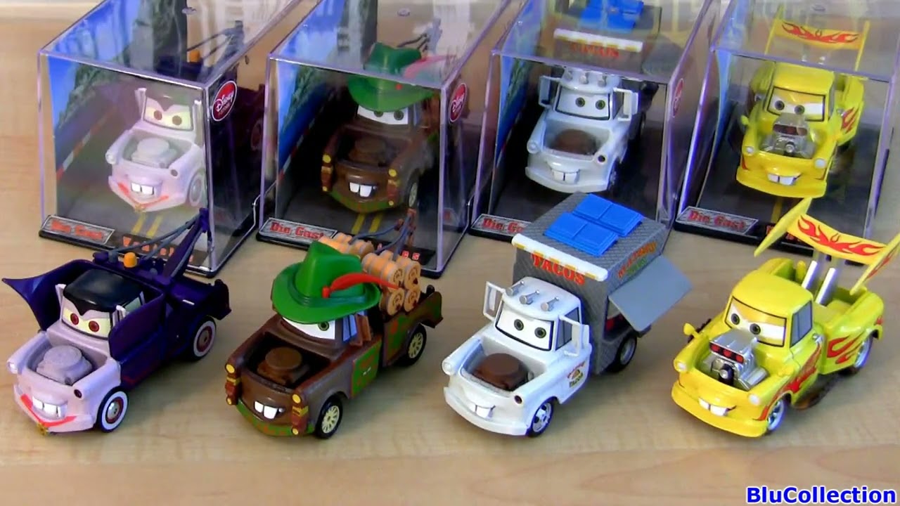Mater Rama 5 Pack Halloween Dracula Mater CARS 2 Disney Pixar car toys 2012 Ivan Drag Star Mate