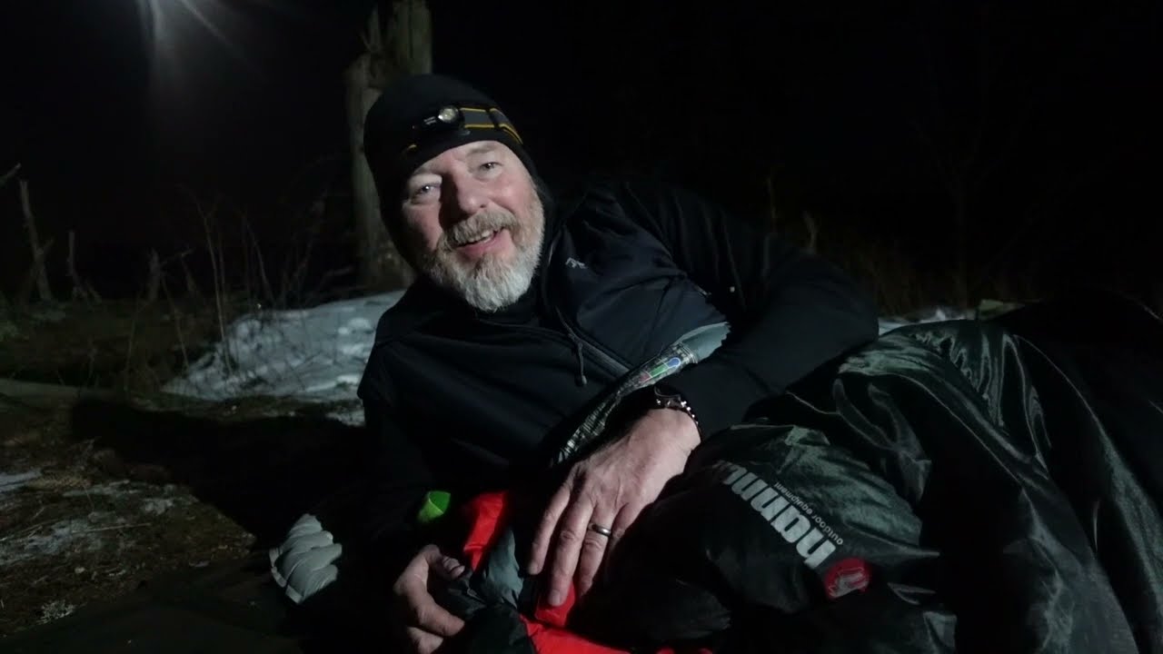 Paddling Tramp a já. Spaní pod šírákem.
