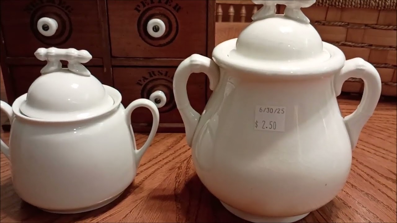 Thrift store finds and a wonderful antique store