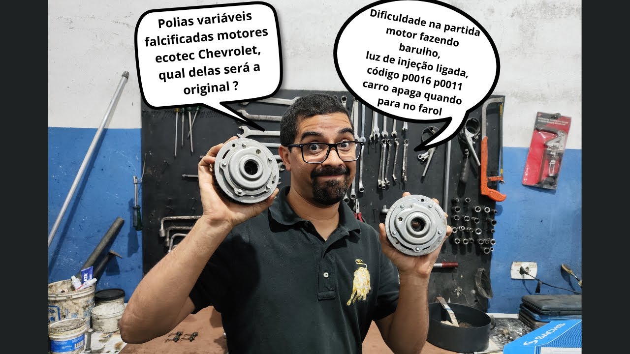 Polia variável falsa gm cruze, Carro morrendo dificuldade na partida e barulho no motor.