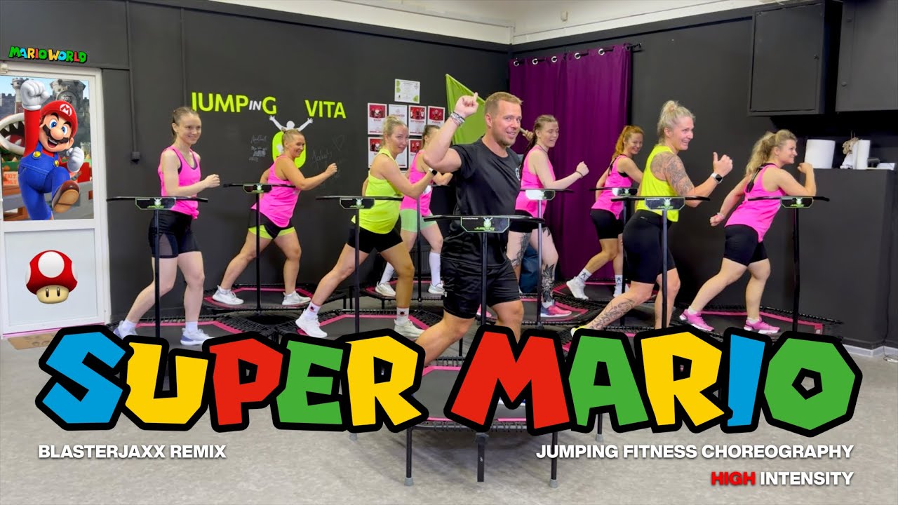 Super Mario Main Theme Remix  - Jumping® Fitness choreography [HIGH INTENSITY]