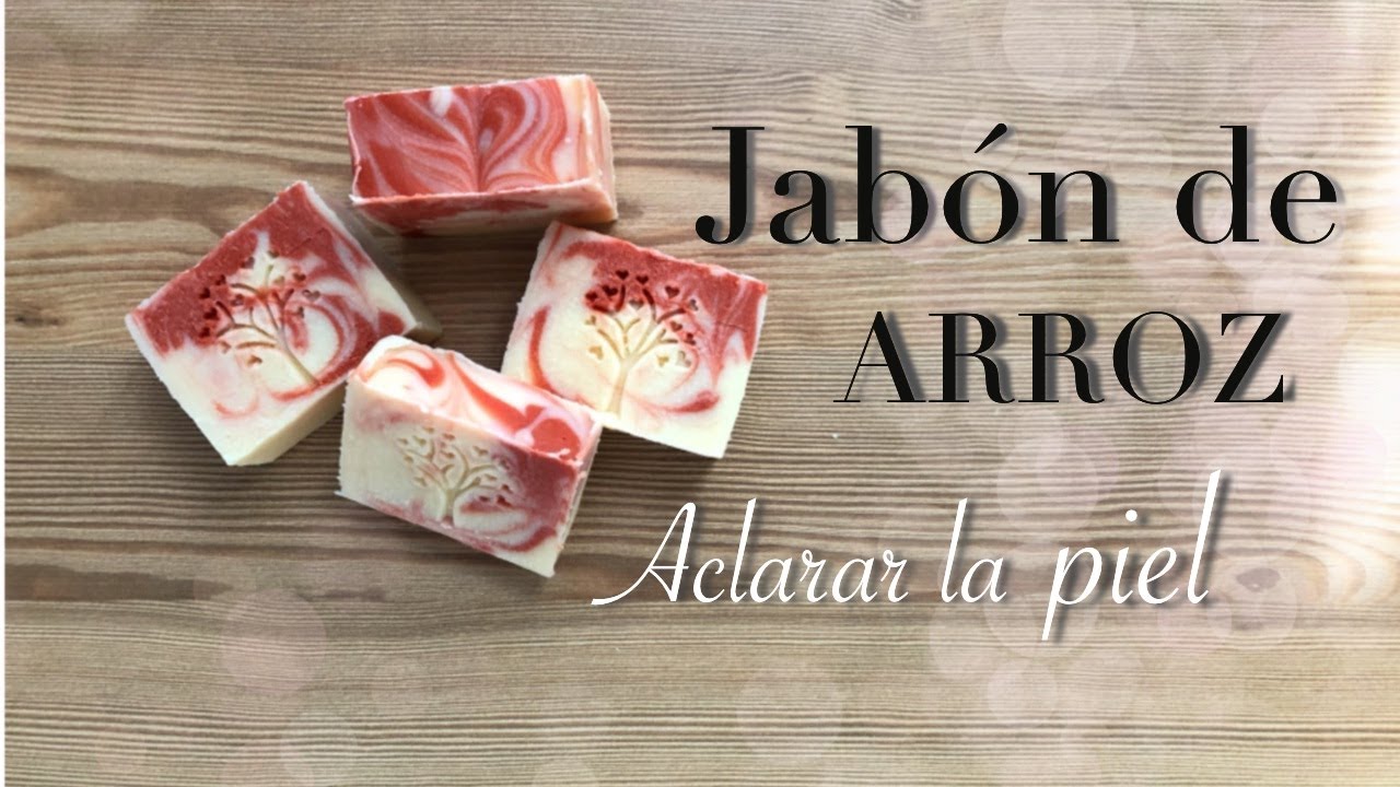Cómo hacer JABÓN de ARROZ 🍚 para BLANQUEAR la PIEL 💁🏻‍♀️
