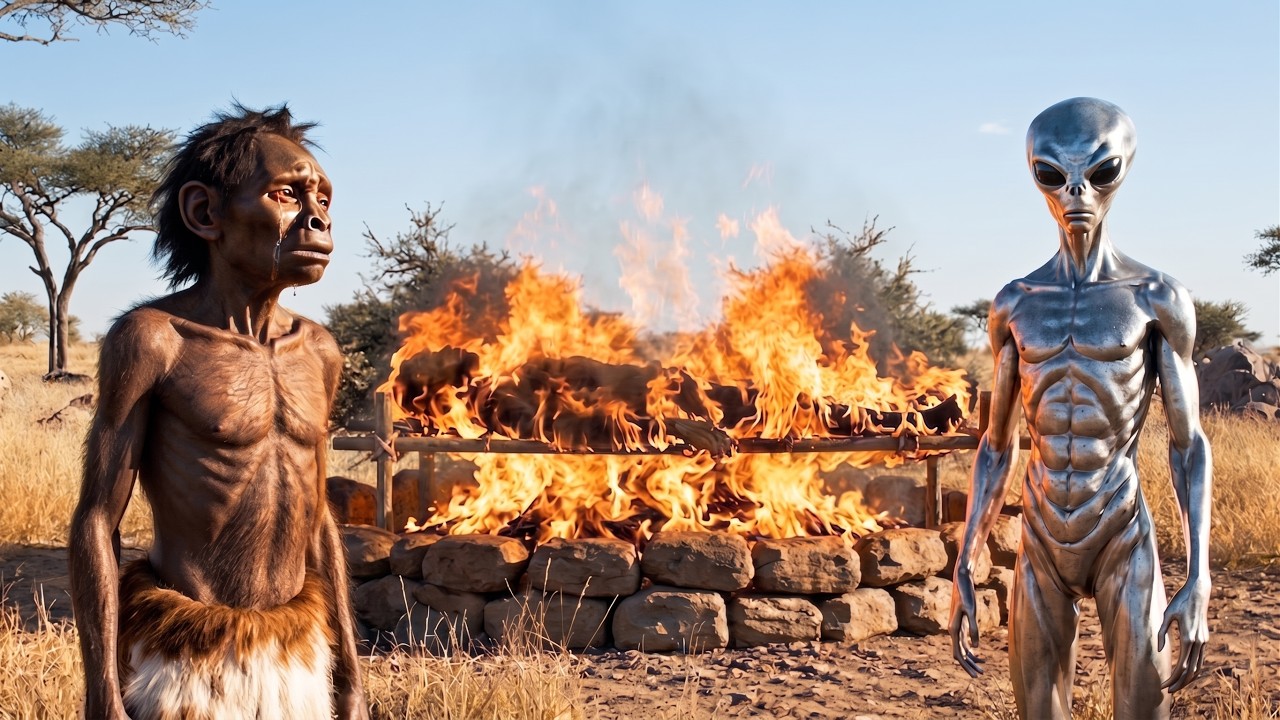 Prehistoric Survival Story | Alien Teaches Early Human How to Perform Cremation Rituals