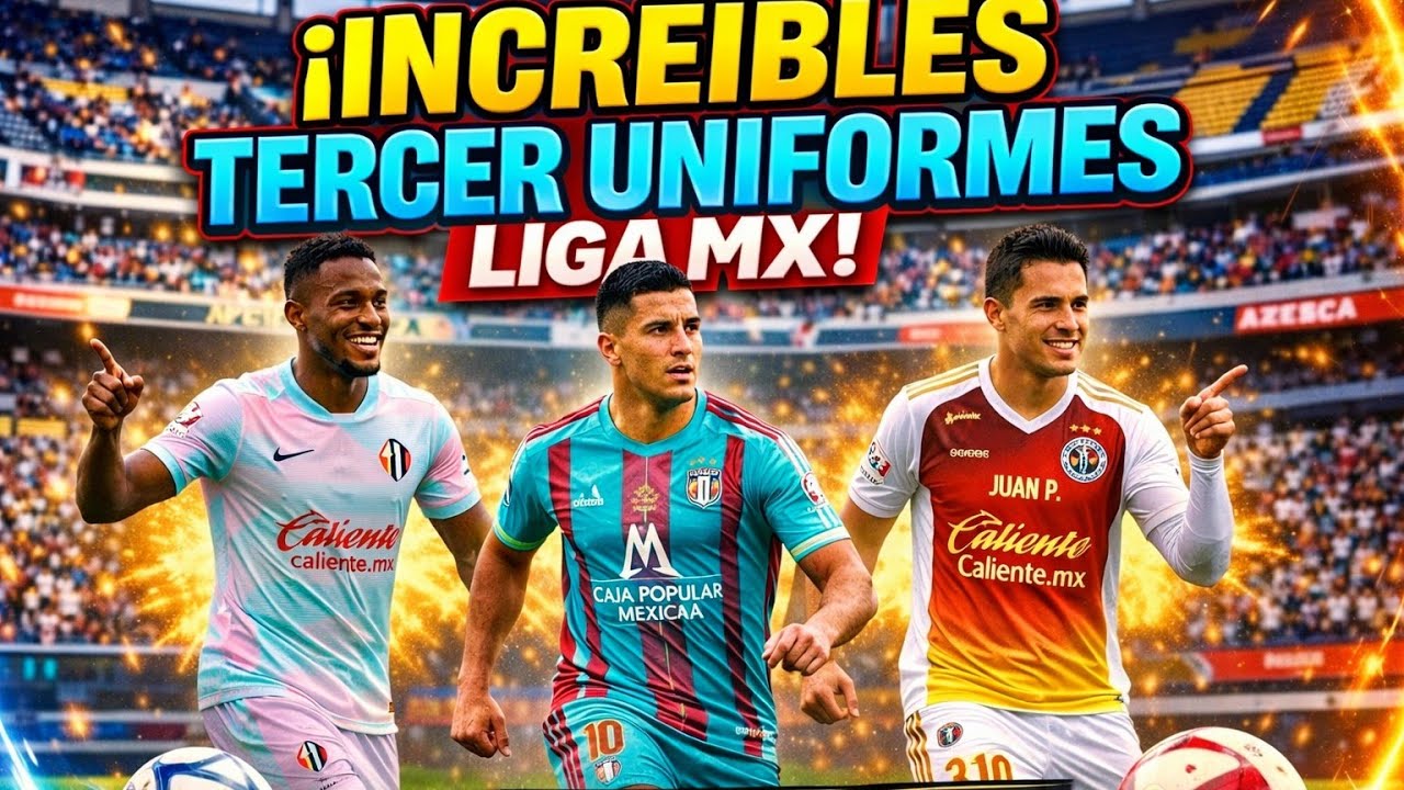 Locura Total ! 3er Uniforme De Equipos Liga Mx 2027 