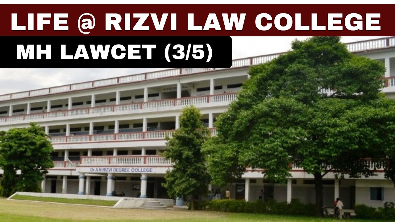 MH LAWCET (3/5) - LIFE AT RIZVI LAW COLLEGE MUMBAI (Bandra) | Campus Tour