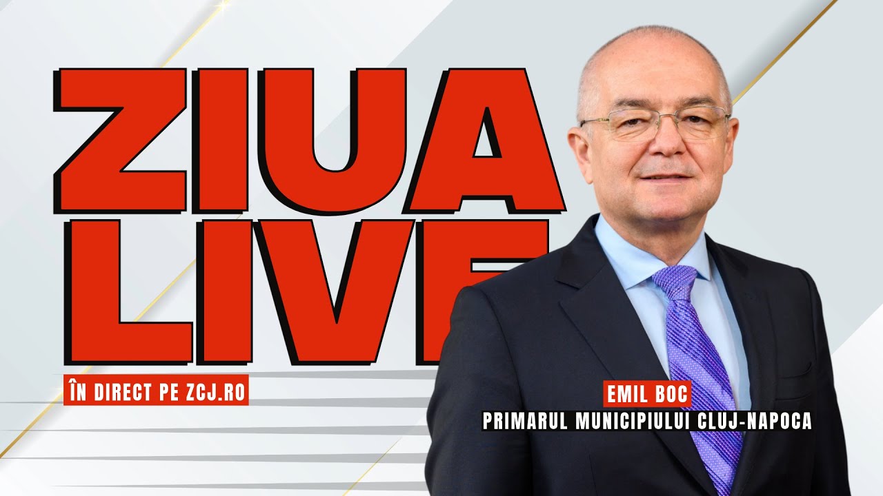 ZIUA LIVE | 🎙 Invitat: Emil Boc, primarul municipiului Cluj-Napoca | 20.08.2025
