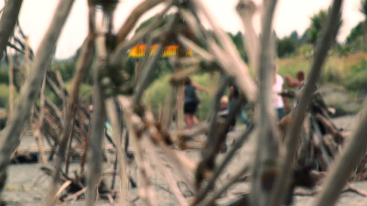 Hokitika - Driftwood and Sand Event, Beach Art - West Coast, New Zealand