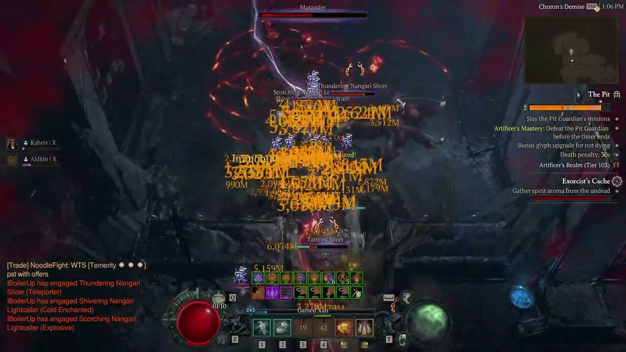 Landslide Druid Pit 103 in 14:44  - Diablo 4 Season 9