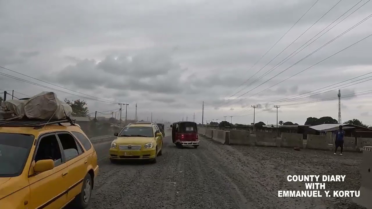 UNEDITED RIA HIGHWAY IN LIBERIA WEST AFRICA 