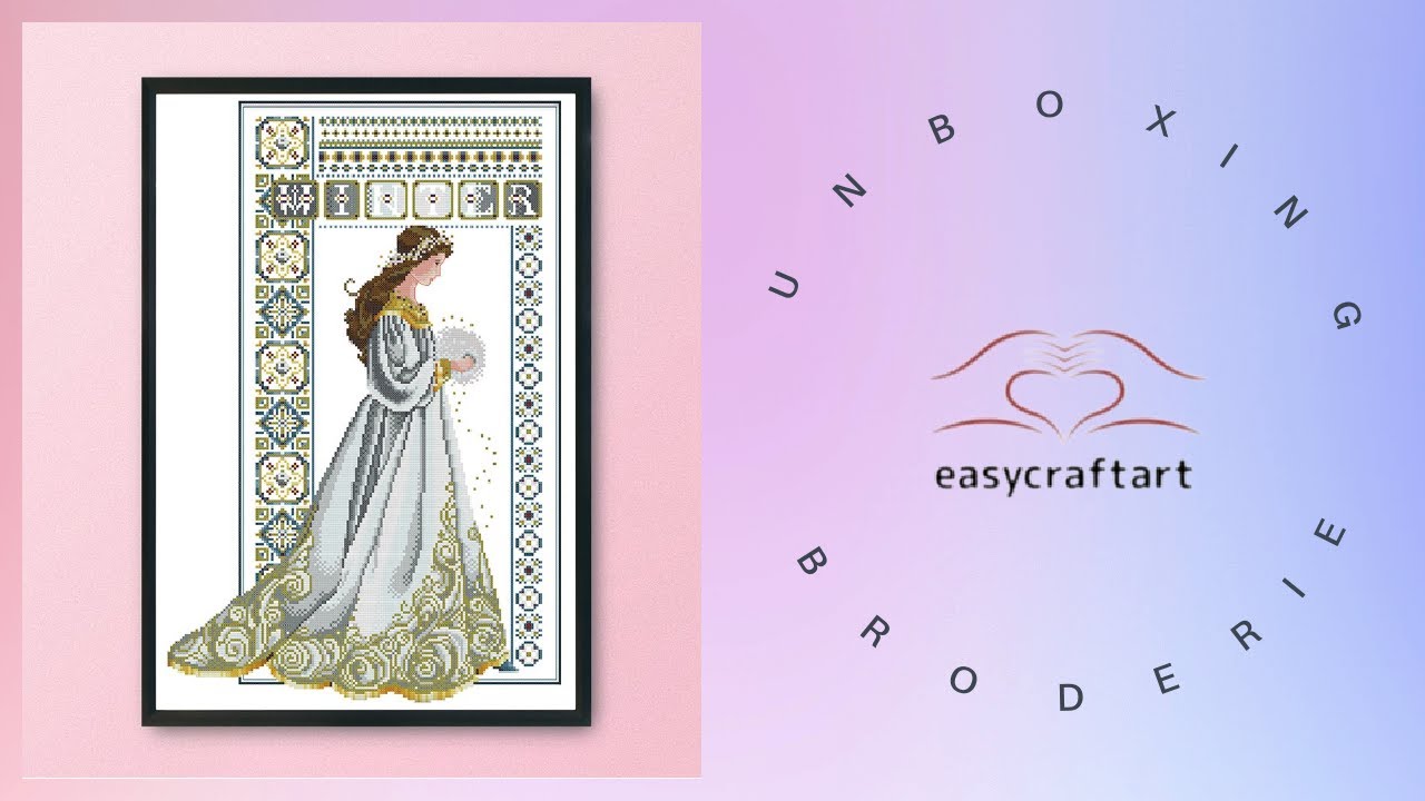 UNBOXING BRODERIE de la boutique EASYCRAFTART