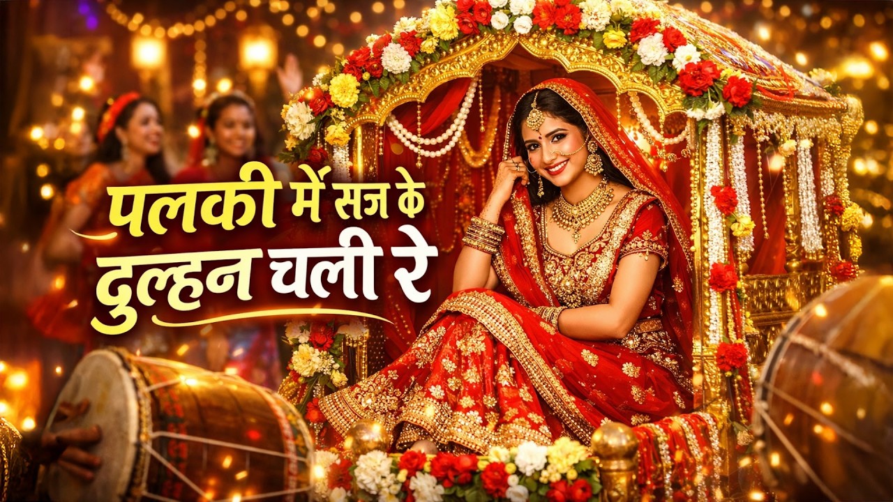 पलकी में सज के दुल्हन चली रे ❤️ New Hindi Wedding Song | Dulhan Bidaai Song | Folk Dance Song