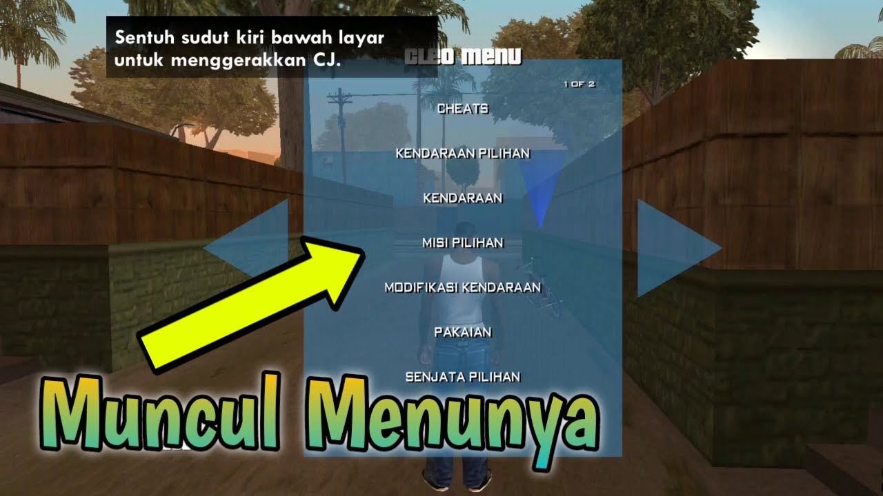 Cara Pasang Atau Menambahkan Cleo Menu GTA SA Unprotected di Android | Tutorial Gabut