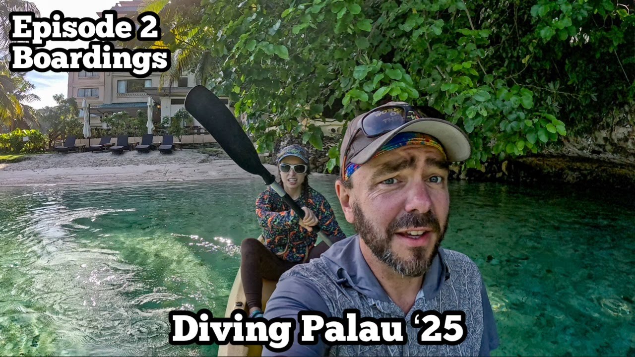 Boarding The Ocean Hunter 3 | Rock Island Kayaking | Diving Palau '25 Ep 2