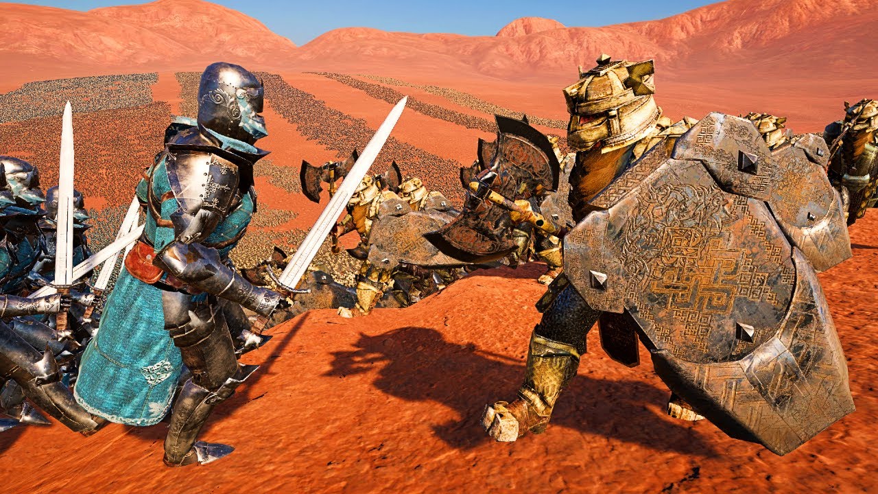 100,000 Knights vs 89,000 Dwarf ARMY with Commentary - Epic Fantasy Battle Simulator EFBS